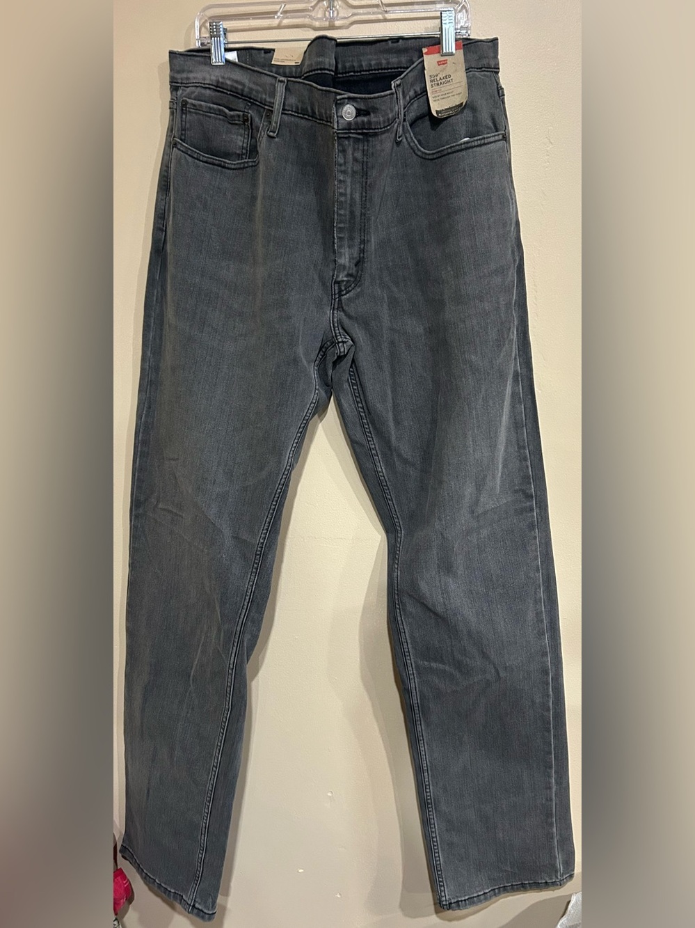 NWT Levi’s Men’s 559 Relaxed Straight Stretch Grey 40 X 38